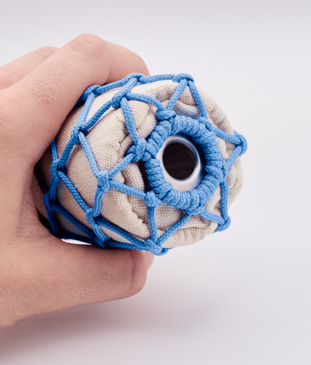 Cafide Portabolsas De Material Reciclado Azul. Modelo Ona._4