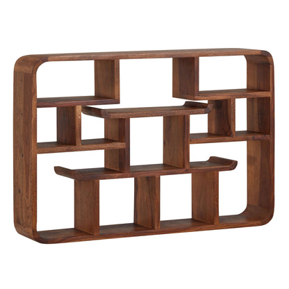 Estantería De Pared 80x55x15 Cm Madera Maciza De Sheesham_0