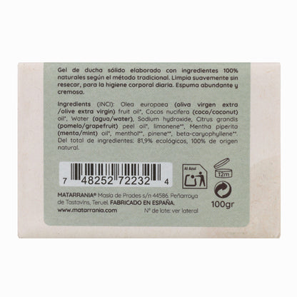 Gel de ducha sólido BIO Buenos Días Matarrania 120 ml