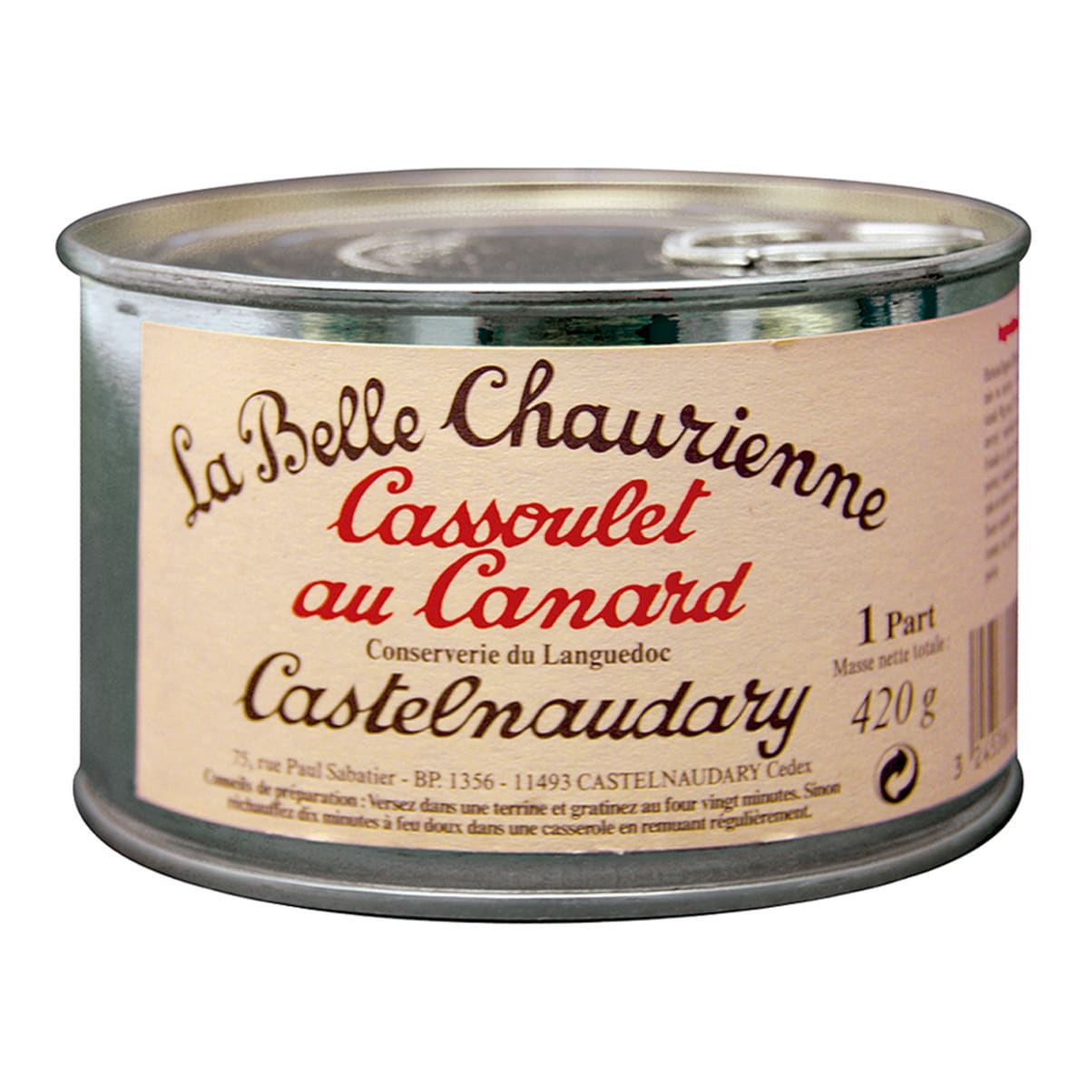 Cassoulet pato lata la belle chaurienne 420g