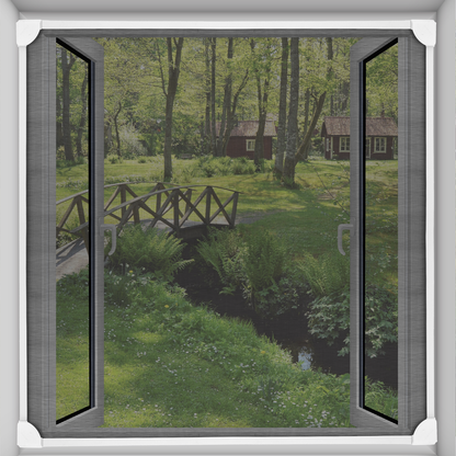 Mosquitera Para Ventana Max 100 X 120 Cm Magnética Pvc Flexible Blanco_2
