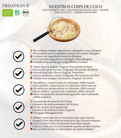 Chips De Coco Ecológicos | Deshidratados | Frisafran 1 Kg_4