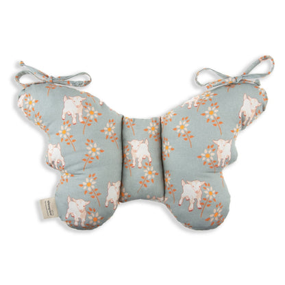 Almohada Para Bebés Antichoque Mariposa Sky Blue