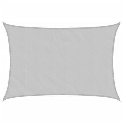 Vidaxl Toldo De Vela Poliéster Oxford 100% Gris Claro 4,5x3,5 M_0