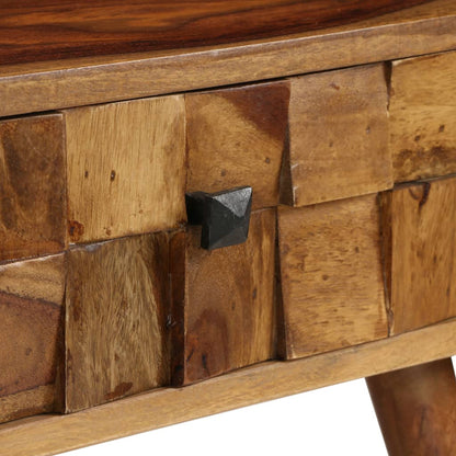 Mesa De Centro Madera Maciza Sheesham Acabado Miel 110x50x37 Cm_3