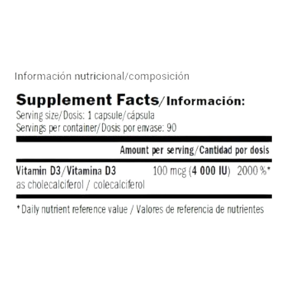 Performance Vitamin D 4000 I.u. 90 Caps_1