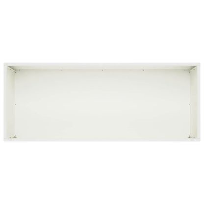 Macetero De Jardín Blanco 80 X 40 X 40 Cm_3