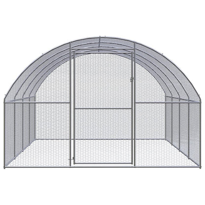 Vidaxl Gallinero De Exterior De Acero Galvanizado 3x4x2 M_1