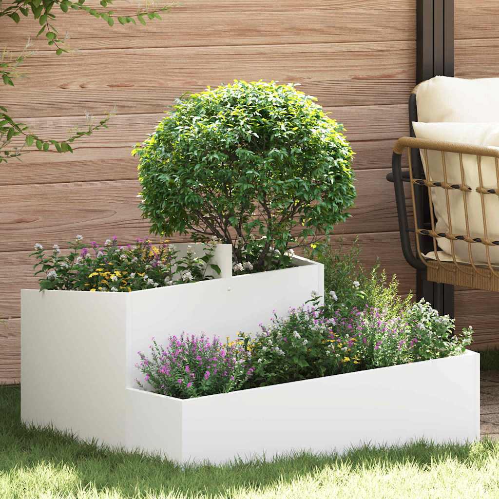 Macetero De Jardín 80 X 80 X 50 Cm Acero Laminado En Frío_1
