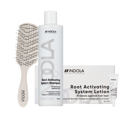 Indola Pack Anticaída Profesional Con Champú 300ml + 8 Ampollas Activadoras 7ml_0