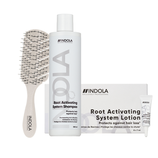 Indola Pack Anticaída Profesional Con Champú 300ml + 8 Ampollas Activadoras 7ml_0