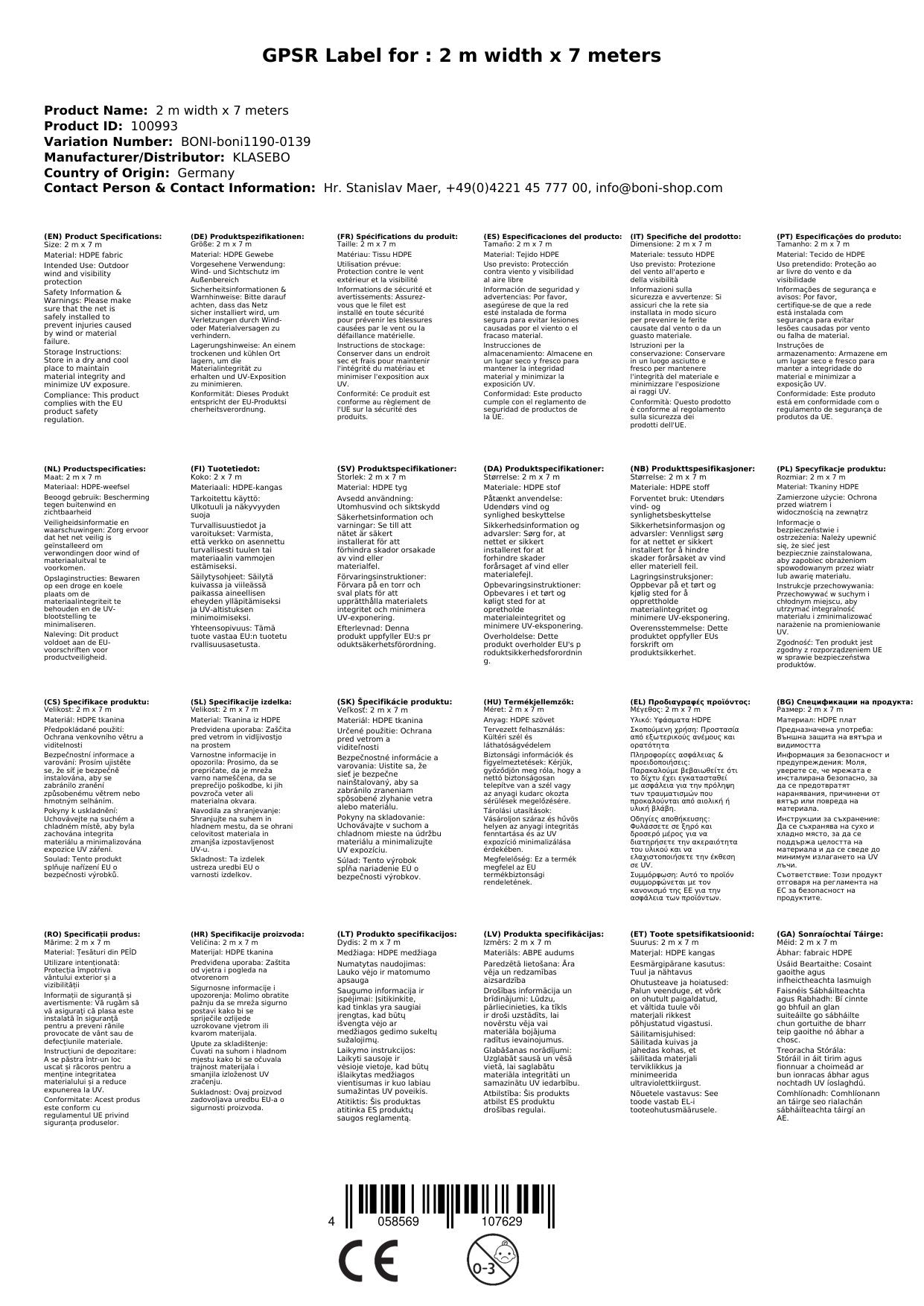 Malla Ocultación, Protección Viento Y Privacidad Para Jardín_1