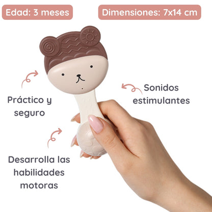 Babyono Sonajero Mordedor Para Bebés 3m+_1