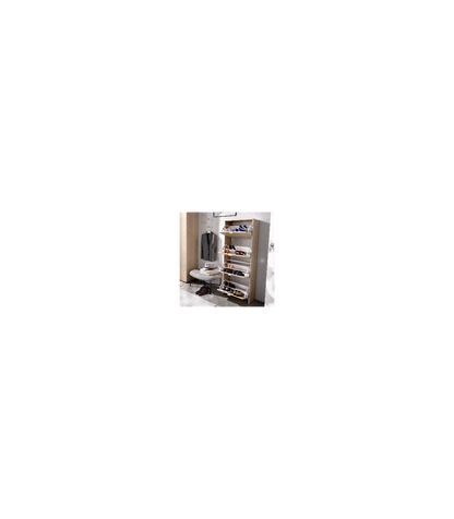 Mueble Zapatero Jaen Con 4 Trampones En Natural. 61 Cm(ancho) 149 Cm(altura) 25 Cm(fondo)_4