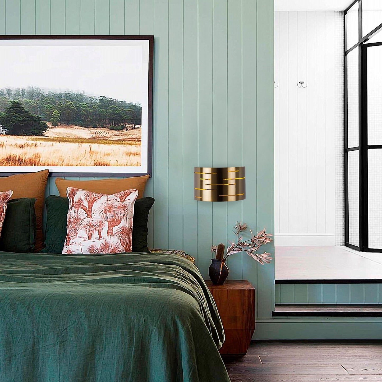 Aplique De Pared, Metal , Vintage, 30x10x22, Casquillo E 27 Max 40 W_2