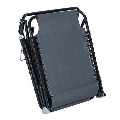 Outsunny Tumbona Plegable Y Ajustable De 4 Posiciones Con Sistema De Cordones_3
