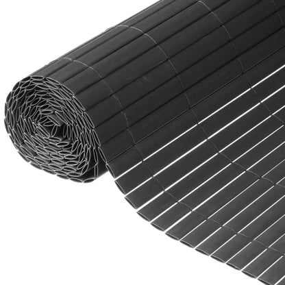 Nature Valla Ocultación Jardín Doble Cara Pvc Gris Antracita 1,5x3 M / Vetonek_1