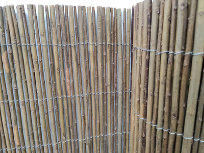 Mimbre Natural| Composición 100% Caña Natural Mimbre| Cosidas Con Alambre| 80% Ocultacion| Malla Ocultacion Natural