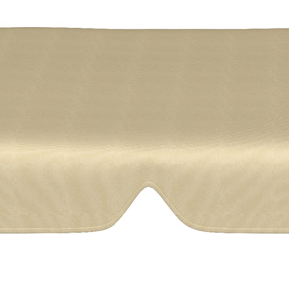 Outsunny Toldo De Repuesto Para Columpio De 3 Plazas 156x117x15 Cm Beige_4
