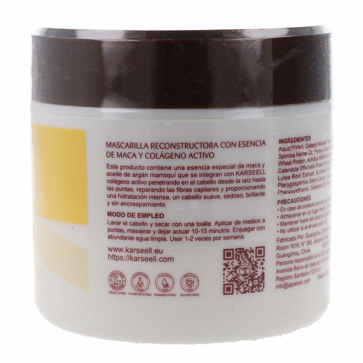 Mascarilla Capilar Colágeno Karseell 100 ml