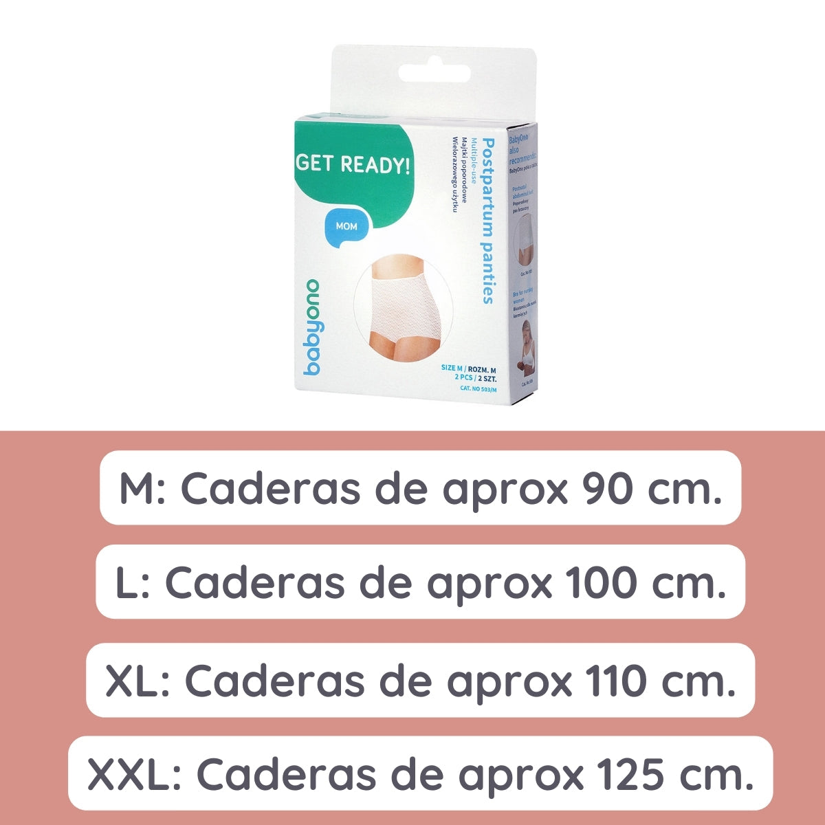 Braguitas Cullote Postparto Uso Multiple L 2u._3