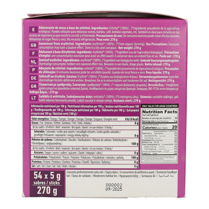 Eritritol Bio NaturGreen 54 Sticks monodósis de 5 gr