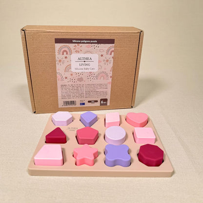 Puzzle Sensorial Para Bebé De Silicona Orgánica Althea Living Multicolor_3