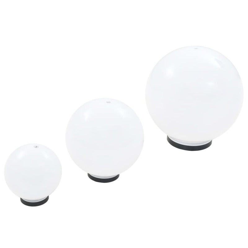 Vidaxl Juego De Lámparas De Bola Led 6 Uds Esféricas Pmma 20/30/40 Cm_5