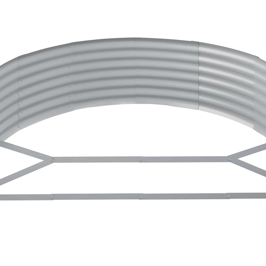 Jardinera Arriate Acero Galvanizado Antracita 214x140x36cm_4