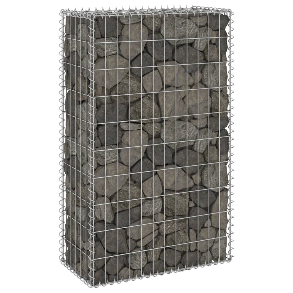 Muro De Gaviones Con Cubiertas Acero Galvanizado 60x30x100 Cm / Vetonek_5