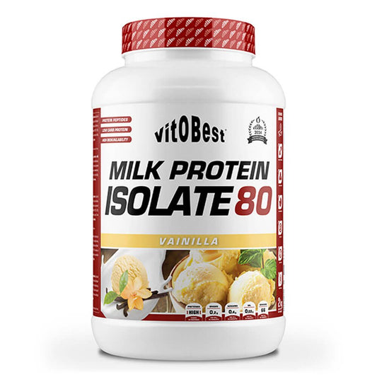 Milk Protein Isolate 80 - 2kg - Vainilla - Proteína De Aislado De Suero Isolate - Vitobest_0
