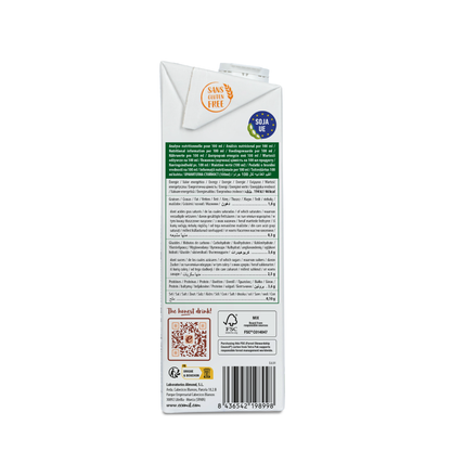 Pack 6x Bebida Vegetal Soja Barista baja en azúcar Ecomil 1 L