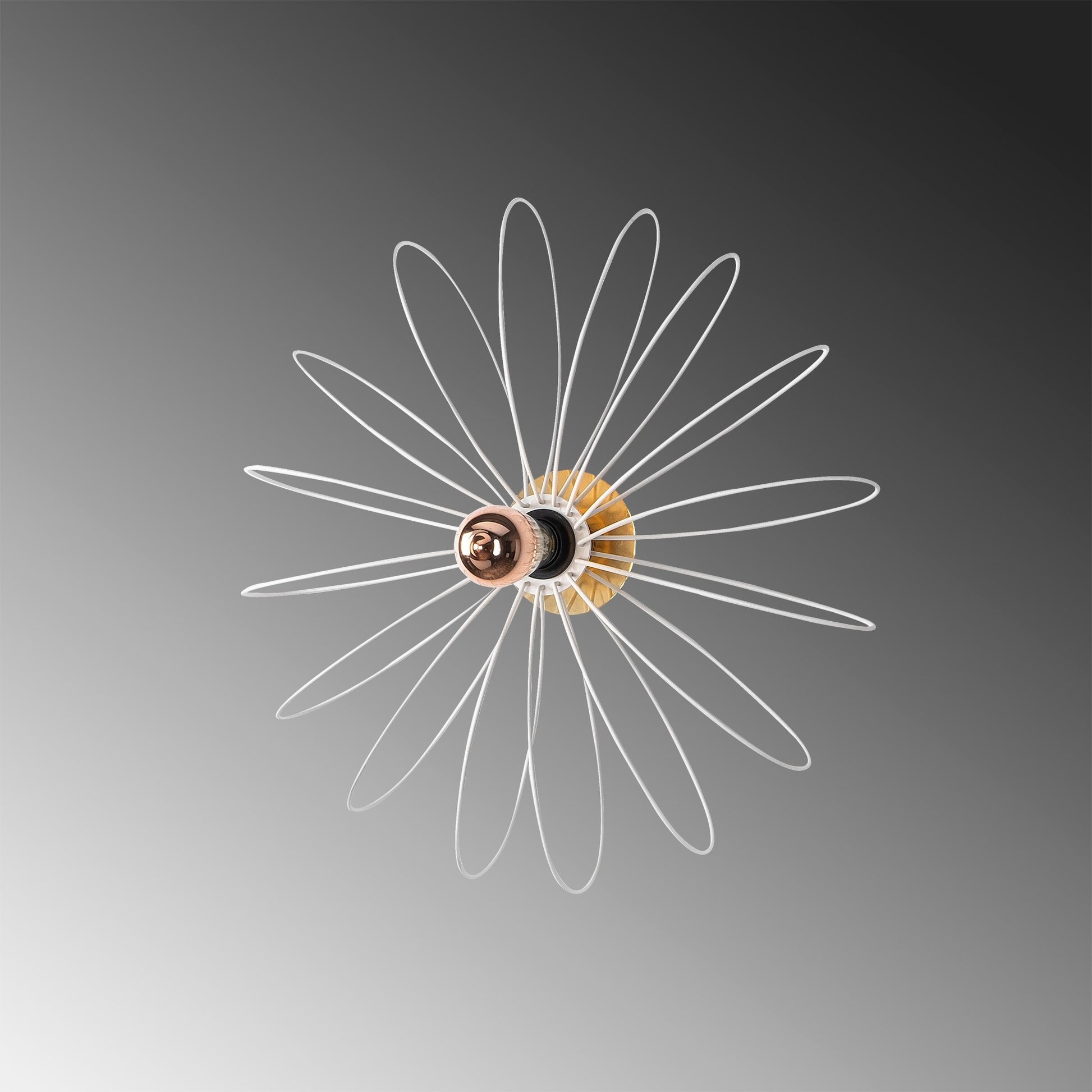 Aplique De Pared, Metal , Blanco, 58x12x58, Casquillo E 27 Max 40 W_2