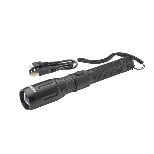 Linterna Led De Mano Con Bateria Recargable Con Función Powerbank ( 2.000 Mah) 500 Lumenes (5 Watt.) Con Función Zoom_0