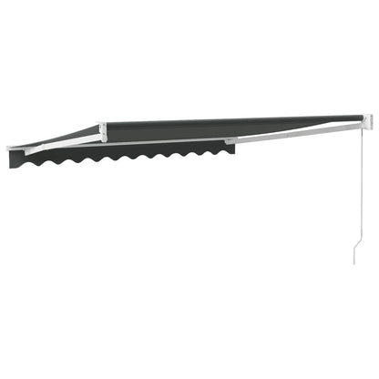 Toldo Retráctil Aluminio Y Tela Gris Antracita 3x2,5 M_4