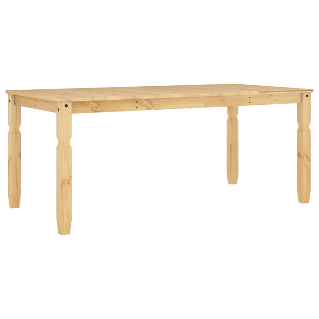 Mesa De Comedor Corona Madera Maciza De Pino 180x90x75 Cm_0