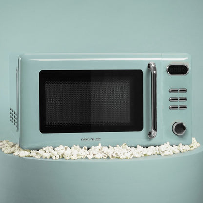 Microondas Digital Con Grill De 20 L Proclean 5110 Retro Green. 700 W En 5 Niveles, Temporizador Hasta 60 Mins, 8 Programas Y Modo Descongelación, D_2