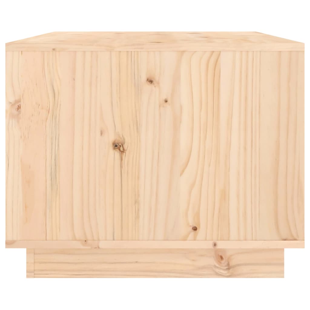 Mesa De Centro De Madera Maciza De Pino 80x50x40 Cm_4