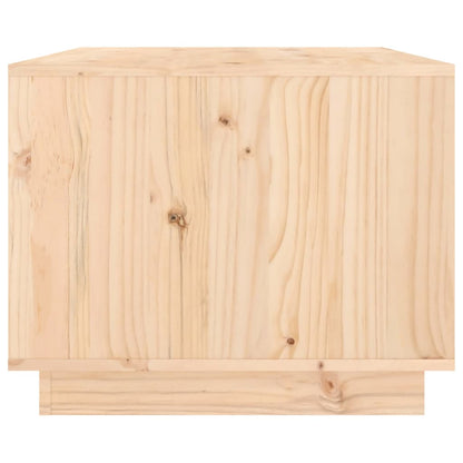 Mesa De Centro De Madera Maciza De Pino 80x50x40 Cm_4