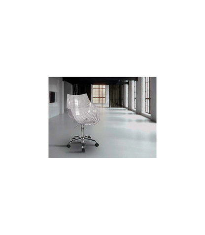 Pack De 2 Sillas Giratorias Modelo Olimpia Transparente, 57.5 X 56 X 85|95 Cm (ancho X Lar_0