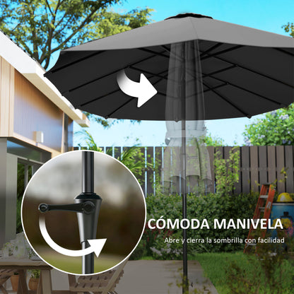Outsunny Sombrilla Doble 4x2_4