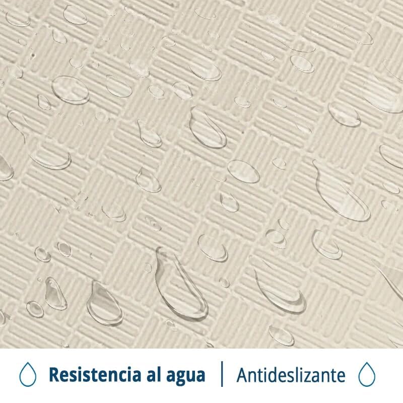 Artatami® Tatami Puzzle 1x1x40 mm Marron - Beige Pack Ahorro【20 Unidades】 Alta Densidad EVA – Judo, BJJ, MMA y Lucha_2