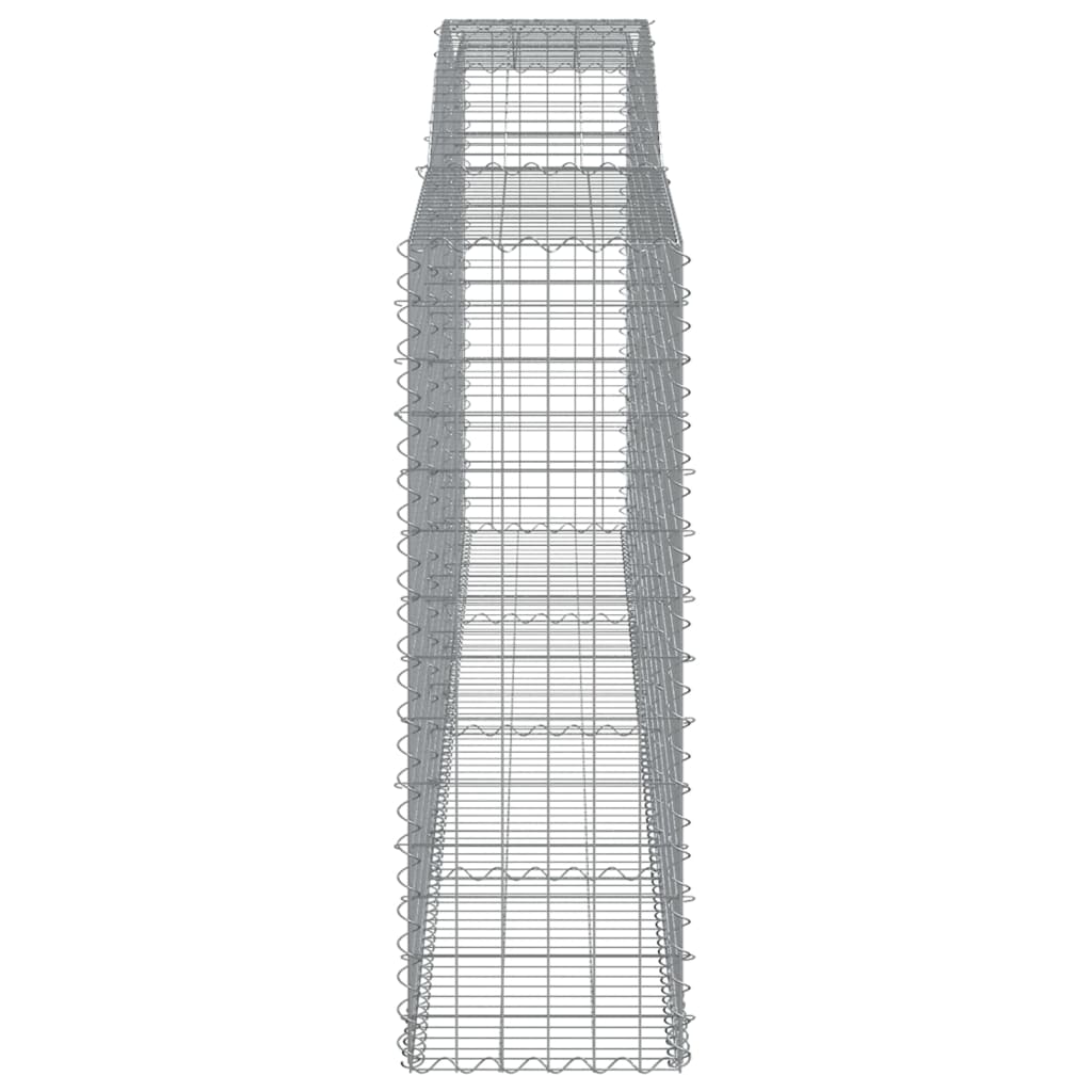 Cestas Gaviones 6 Uds Forma De Arco Hierro 400x50x140/160 Cm_4