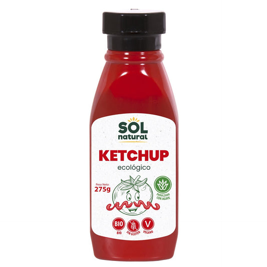 Ketchup con Sirope de ágave bio Sol Natural 275 g