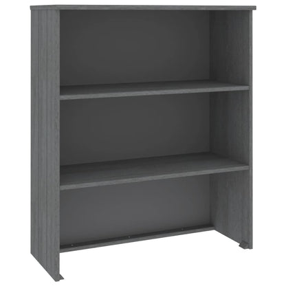 Aparador Superior Hamar Pino Macizo Gris Oscuro 85x35x100 Cm / Vetonek_5