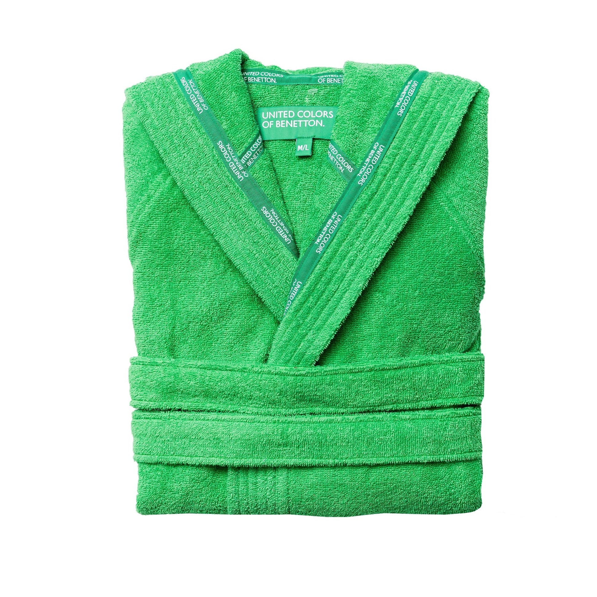 Albornoz Con Capucha M/l 360gsm 100% Algodón Verde Rainbow Be_0