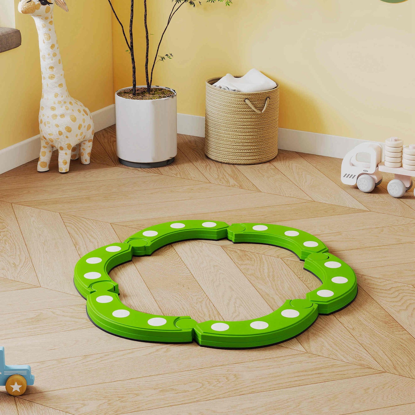 Aiyaplay Tabla De Equilibrio Para Niños De +3 Años Con 6 Piedras De Equilibrio_1