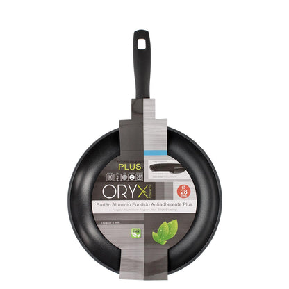 Oryx Sartén Aluminio Antiadherente Plus, Forjada, Apta Inducción, Libre Pfoa, Diámetro 28 Cm, Espesor 5 Mm.