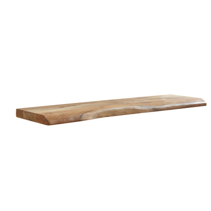 Estantería De Pared 100 Cm En Madera Maciza De Acacia_0