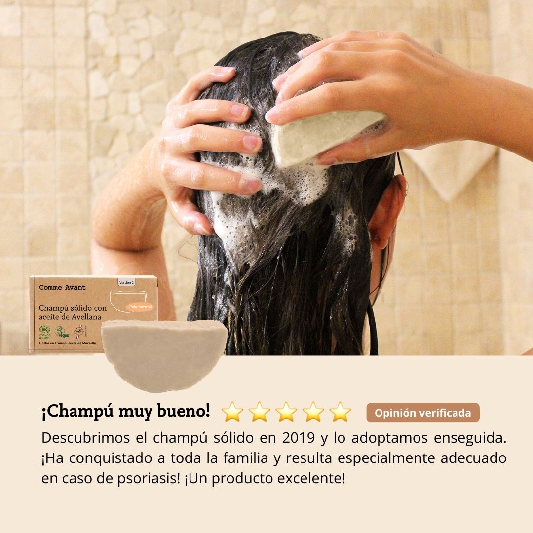 Champú Sólido Con Aceite De Avellana (cabello Normal)_3